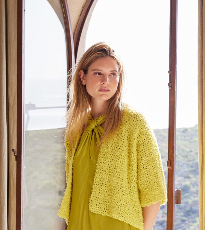 Lana Grossa KIMONOJAKKE Frizzante