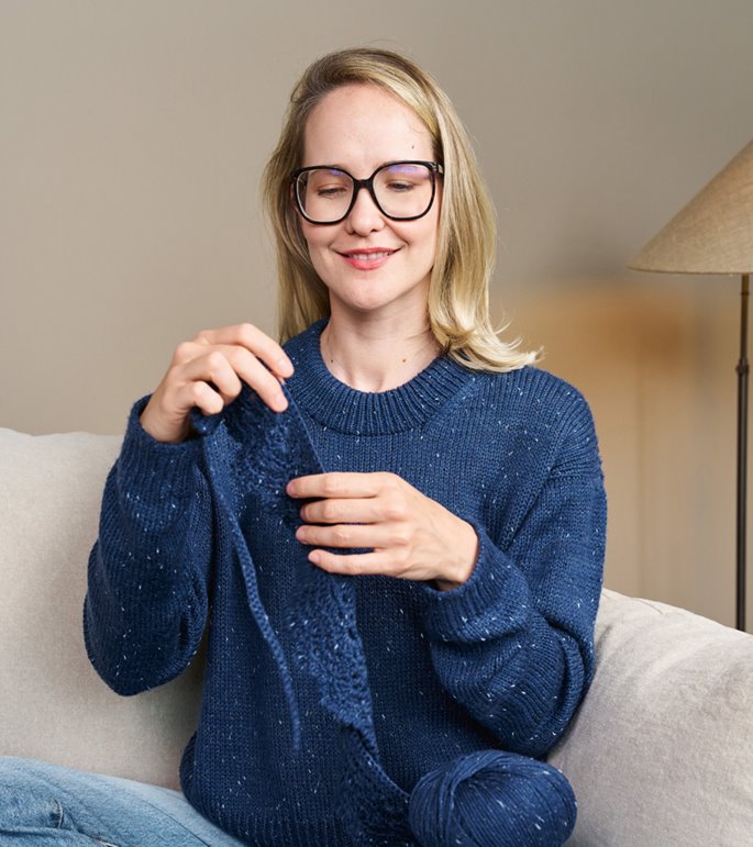 Lana Grossa sinchens PULLOVER II Cool Wool Big Dots